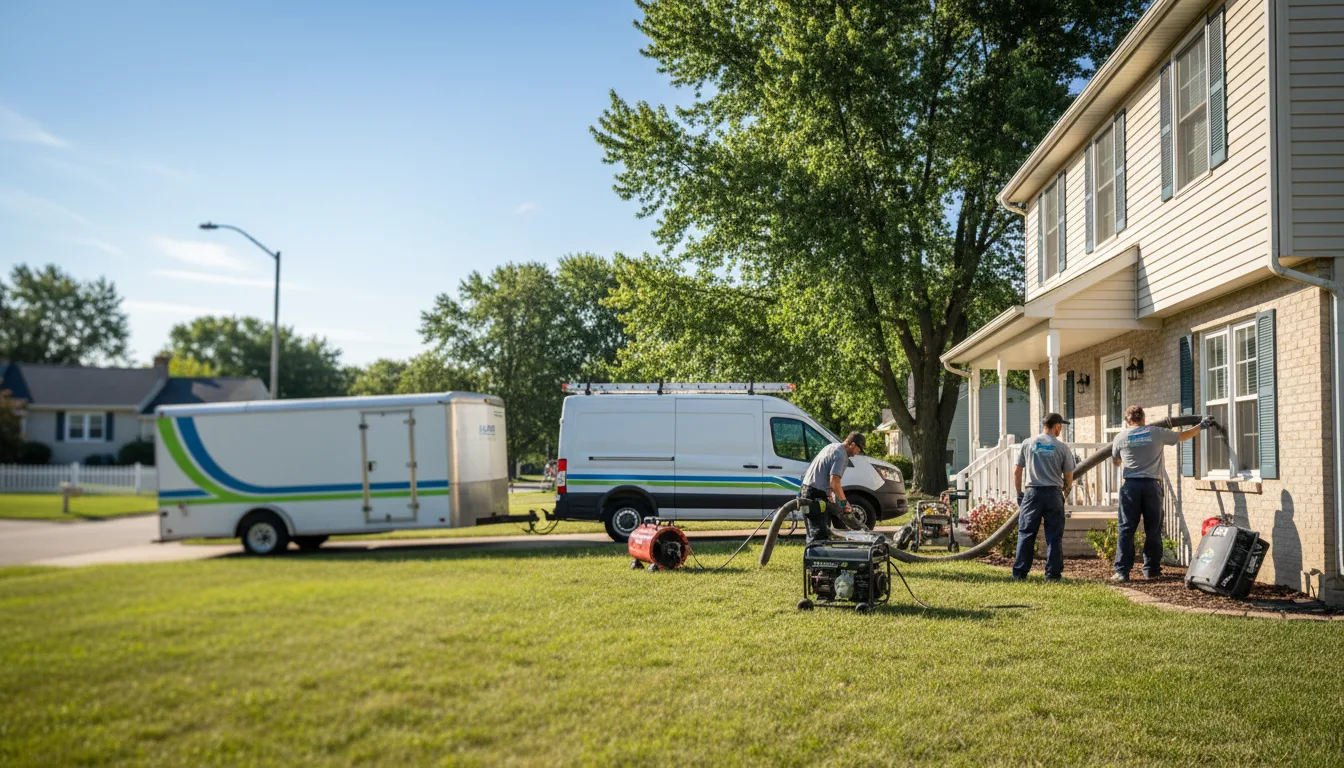 Flooded Basement Restoration And Cleanup With Repair in Butterfield, MO near me